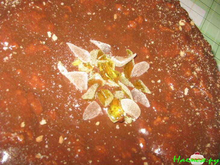 Торт 'Чебурашка' с вареньем и смородиной