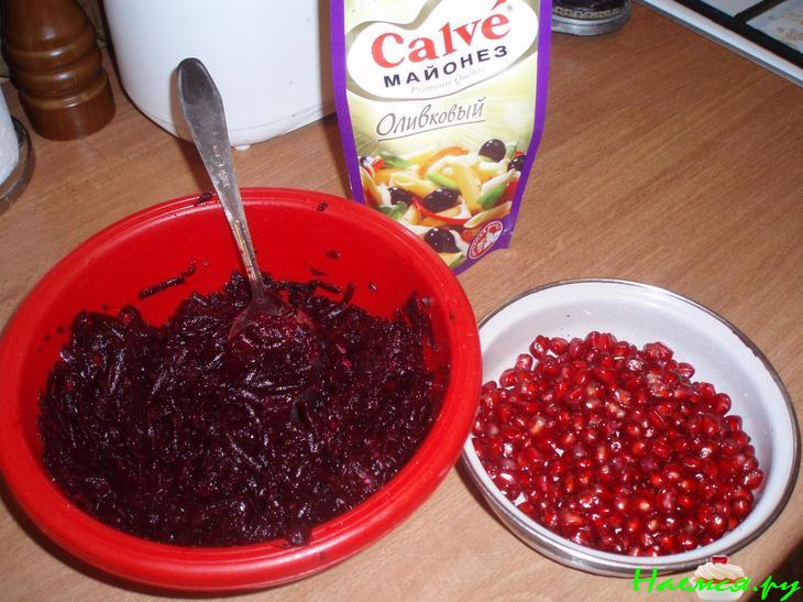 Гранатовый салат легкий Гранатовый салат легкий