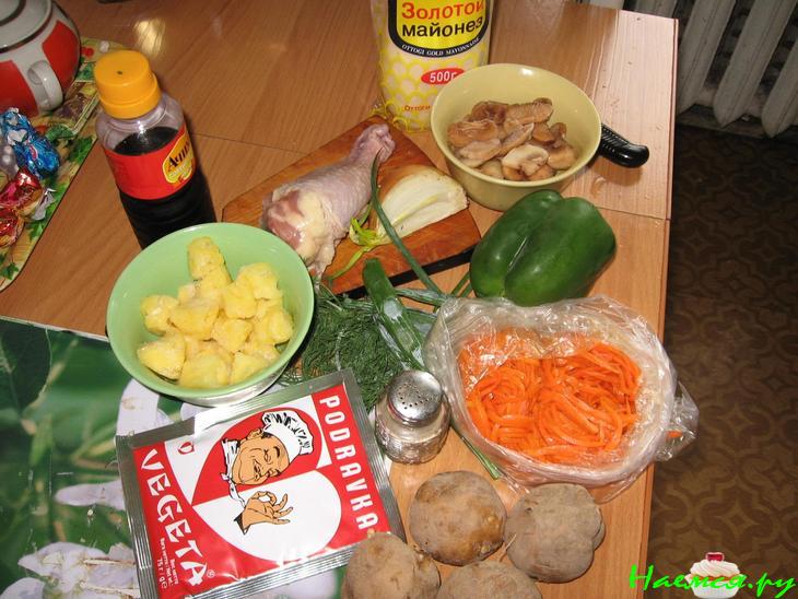 Наваристый суп в горшочке