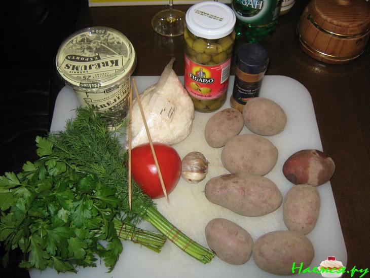 Салат "Синьор Робинзон"