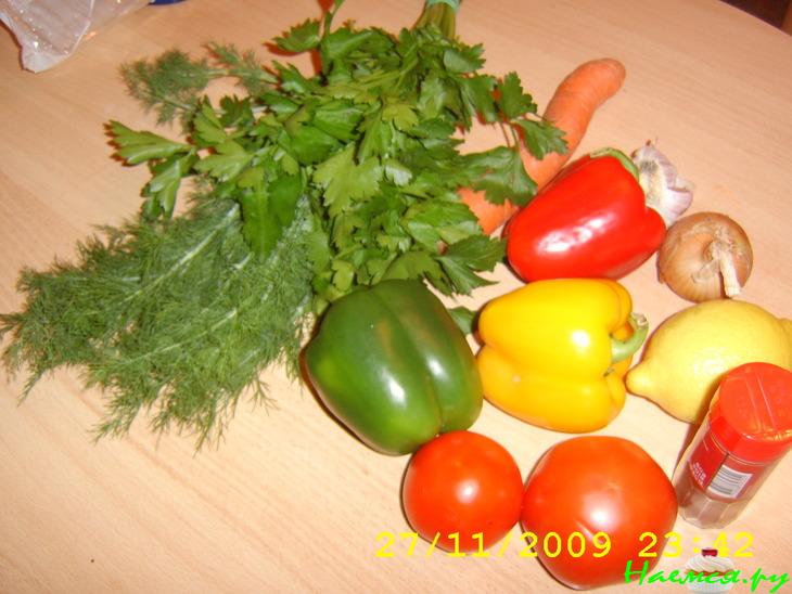 Салат овощной "Разноцветный"