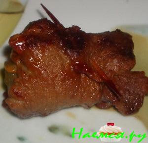 Мясные рулетики с начинкой Мясные рулетики с начинкой