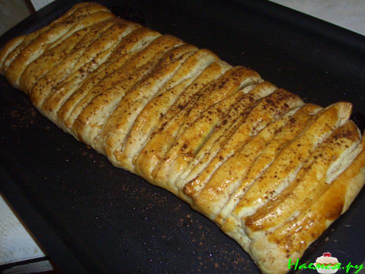 Слоёный яблочный пирог Слоёный яблочный пирог