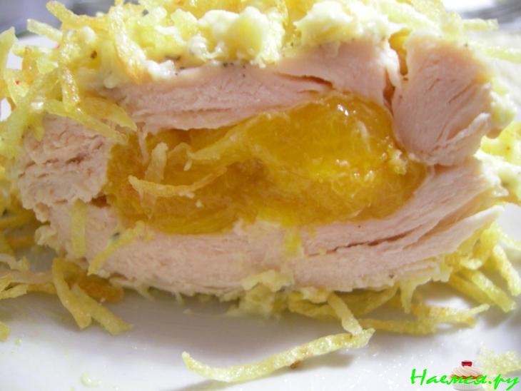 Праздничная куриная закуска с курагой Праздничная куриная закуска с курагой