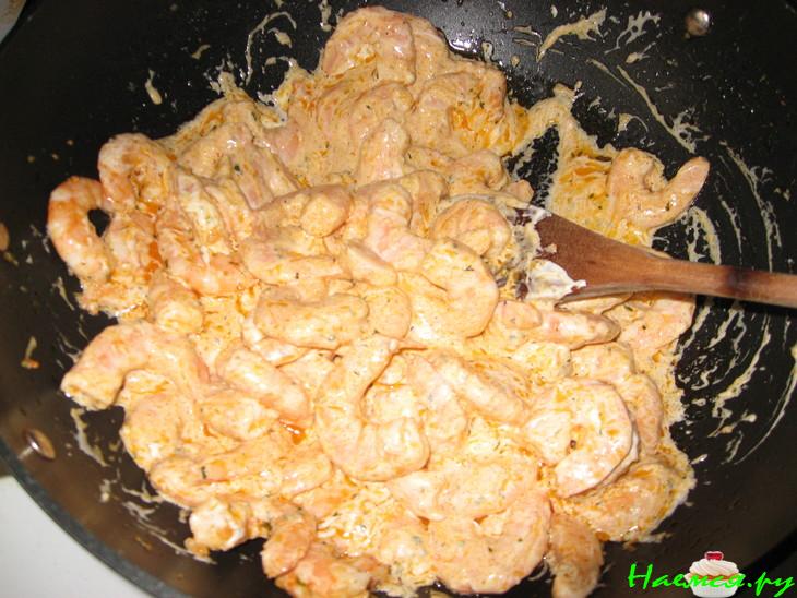 Креветки в соусе