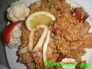 Паелья из морепродуктов