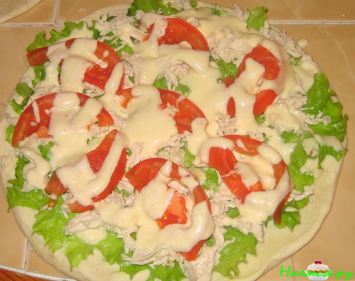 Закрытая пицца "Цезарь" Закрытая пицца "Цезарь"