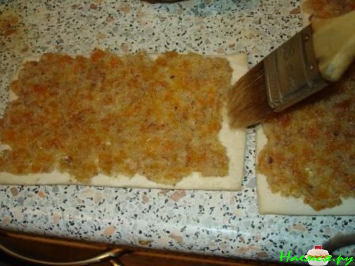 Рулетики с курагой и орехами Рулетики с курагой и орехами