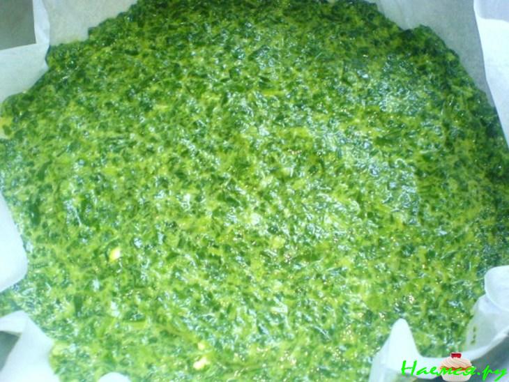 Скумбрия из духовки со шпинатом