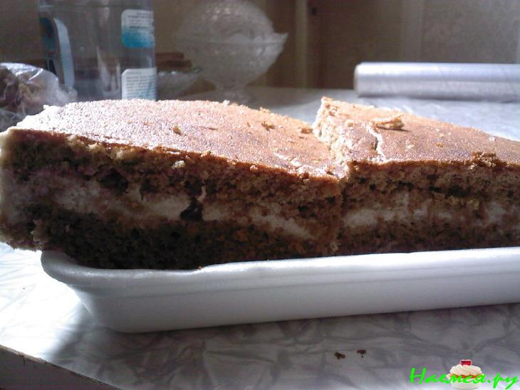 Торт "Зеленый чай и кофе"