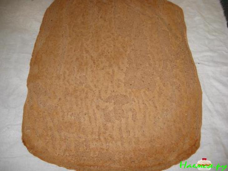 Шоколадный рулет с мороженым