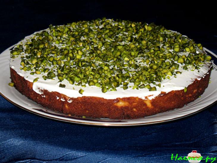 Абрикосовый пирог с фисташками (Keik me eginis kai verikoko)
