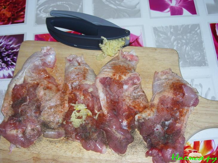 Рулетики куриные с морковью