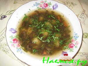 Весенний суп с крапивой (постный) Весенний суп с крапивой (постный)