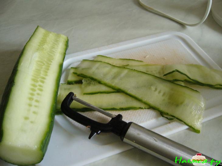 Огуречные рулетики