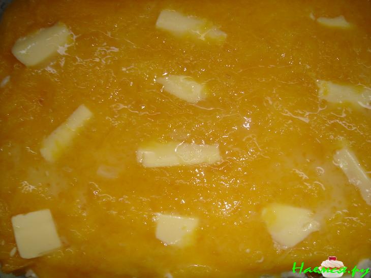 Тыквенная запеканка с творогом и рисом