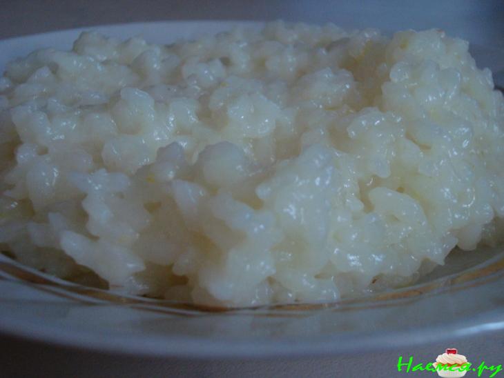Рисовая каша с лимоном