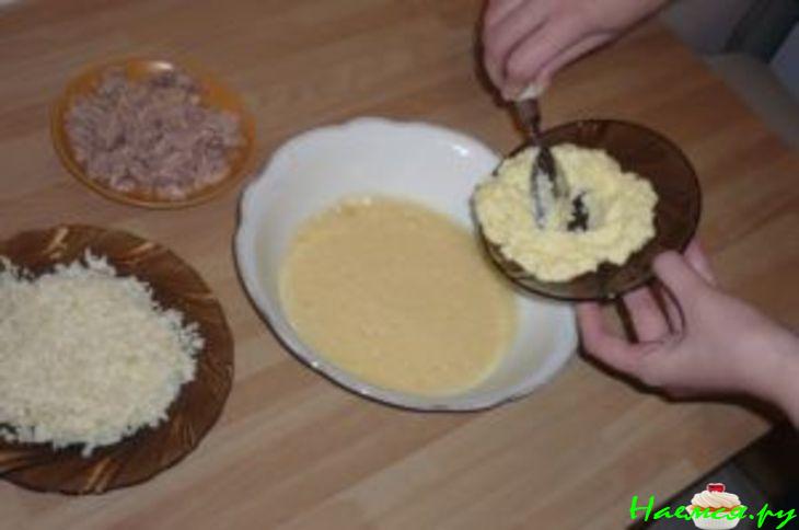 Омлет с тунцом 