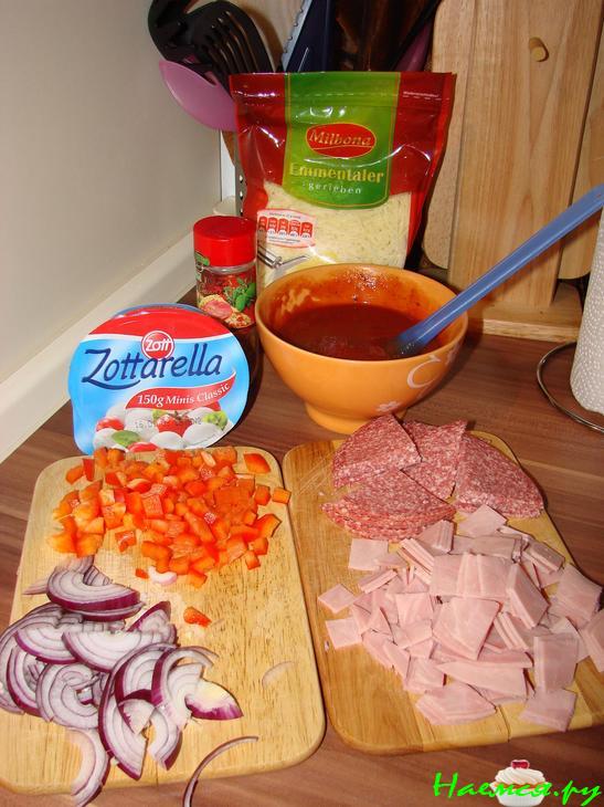 Пицца на скорую руку