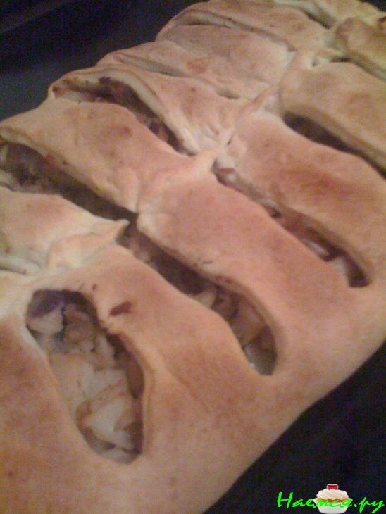 Рыбный пирог с филе телапии