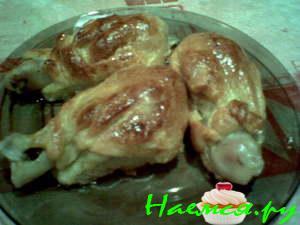 Куриные голени в слоеных мешочках