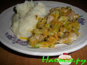 Курочка с кабачками Курочка с кабачками