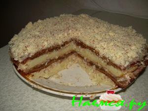 Торт бисквитный "День и Ночь"