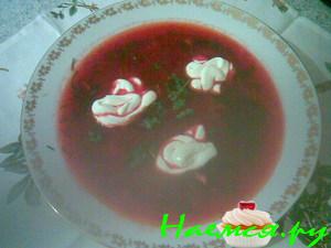 Борщ постный или диетический