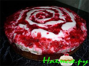 Клюквенно-лимонный пирог