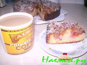 Сливовый пирог с хрустящей корочкой