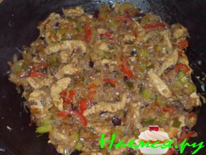 Мясо-овощное ассорти в воке (вариант) Мясо-овощное ассорти в воке (вариант)