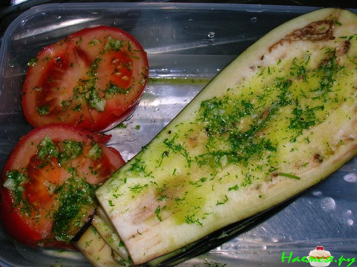 Дорада запеченная с овощами