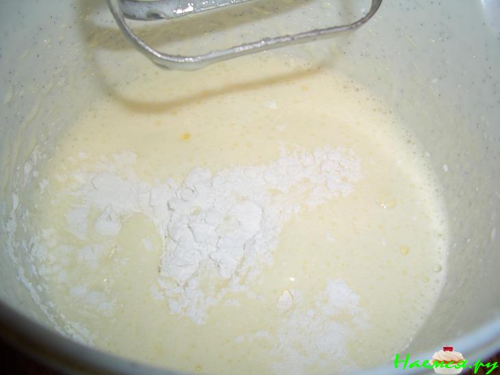 Пирог их овсяных хлопьев с яблочным пюре