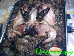 Кура в овощном "рагу"