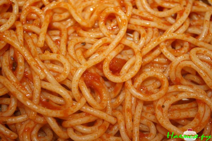 Спагетти с итальянской заправкой