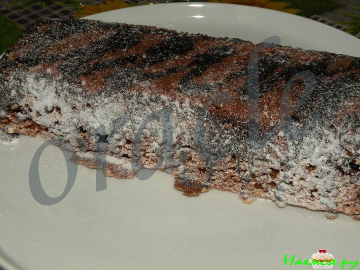 Бисквитные пирожные с джемом из черной смородины!