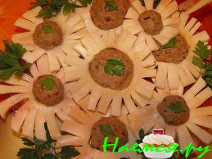 Закуска "Хризантемы"