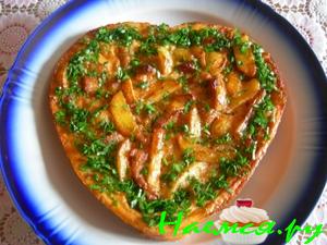 Фритатта с картофелем и свининой