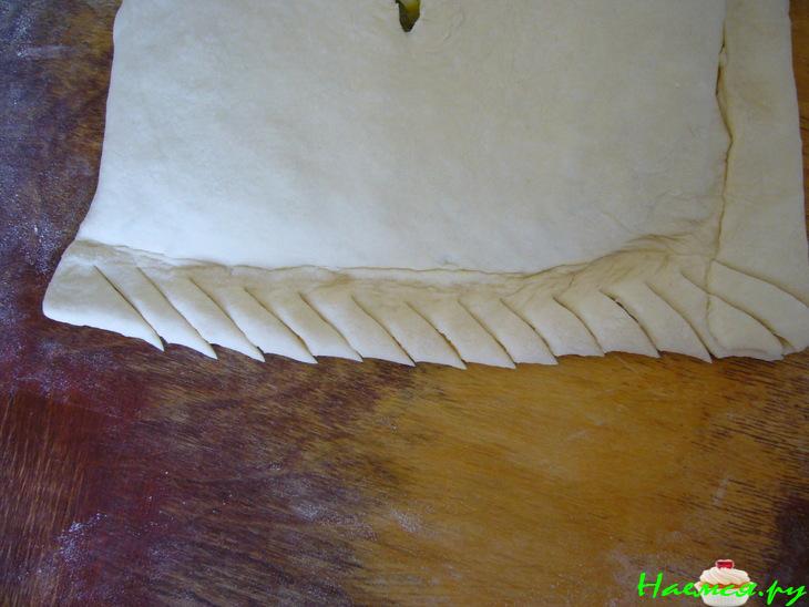 Рыбный пирог с филе семги