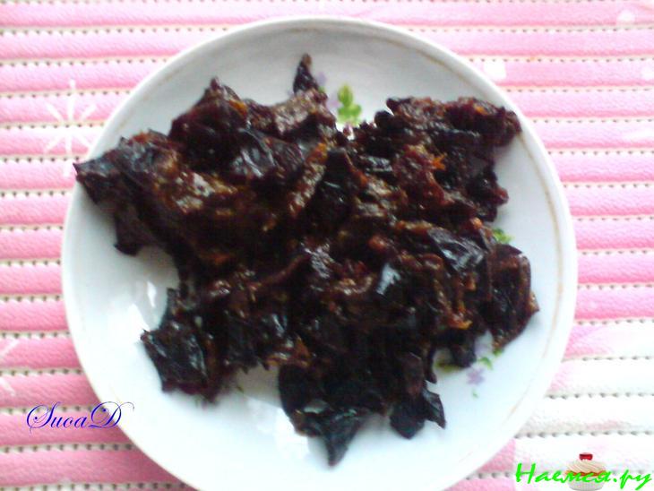 Торт "Камушки с черносливом"