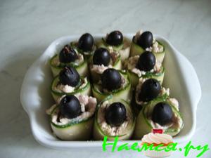 Огуречные рулетики