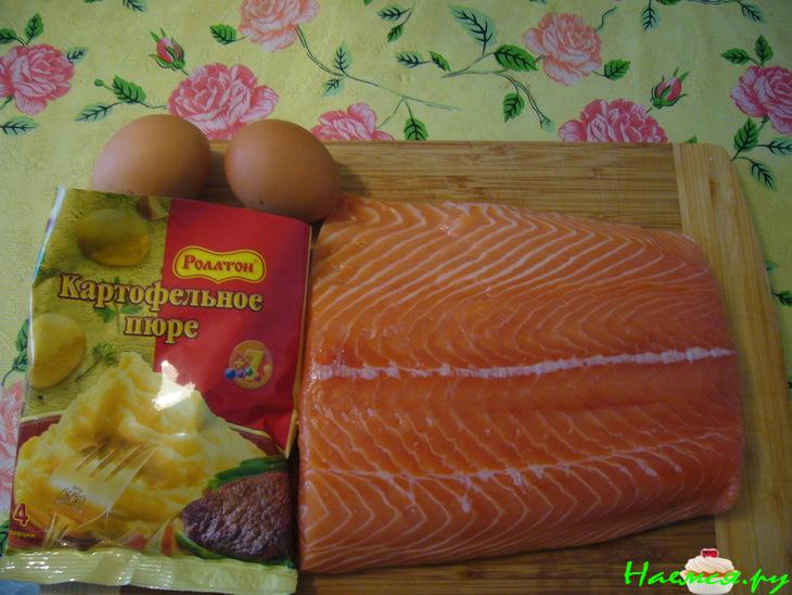 Сёмга в картофельной панировке Сёмга в картофельной панировке