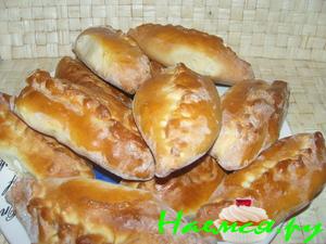 Пирожки с рисом и яйцом