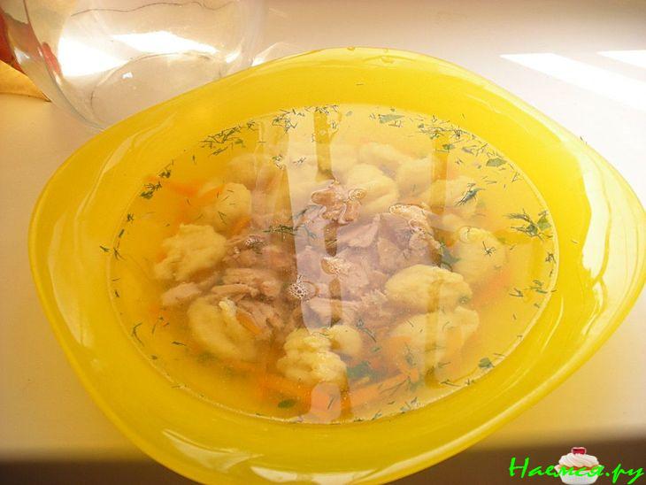 Супчик с украинскими клёцками " Кулинарное вдохновение"