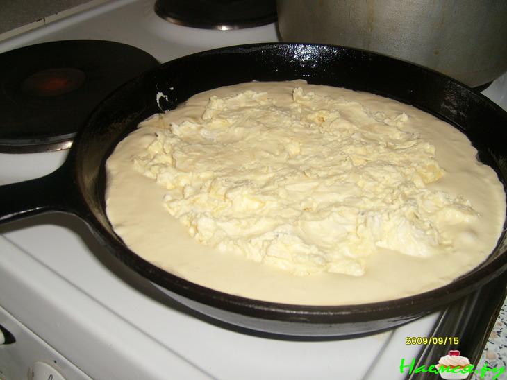 Пирог сырно-творожный