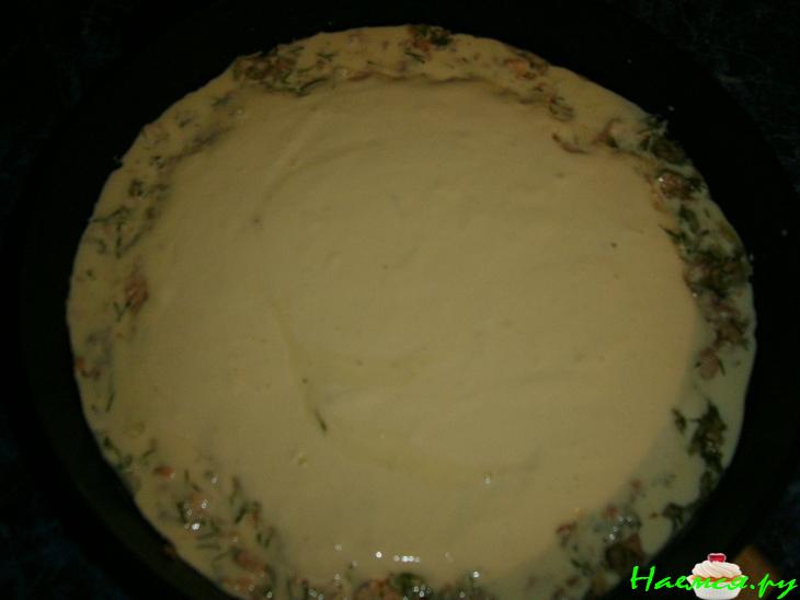 Пирог, самый простой, с рыбной начинкой