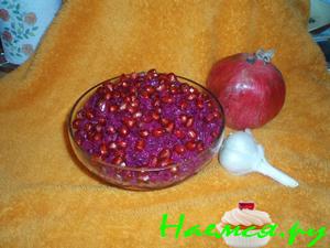 Гранатовый салат легкий Гранатовый салат легкий