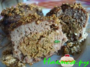 Зразы мясные с ореховой начинкой