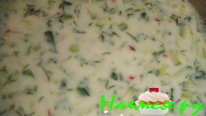 Окрошка легкая (ностальгия по лету)