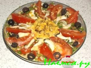 Салат из помидоров с медовой заправкой Салат из помидоров с медовой заправкой